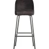 BePureHome Vogue Barstoel 80 Cm - Recycle Leer - Zwart - 103x50x55 -Meubilair Verkoop f35e6ee58dd34f5b9edd280b41889e16