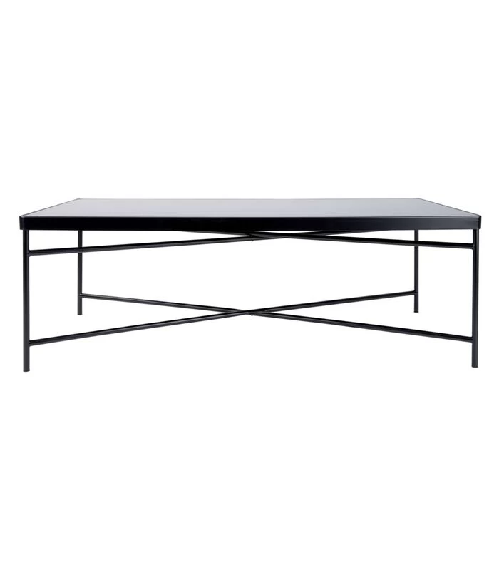 Leitmotiv Salontafel Smooth - Rechthoek Mat Zwart - 120x60x40cm 3 Leitmotiv Salontafel Smooth - Rechthoek Mat Zwart - 120x60x40cm