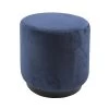 Leitmotiv Poef W. Wood Rim - Velvet Jeans Blauw - Medium - 36x38cm -Meubilair Verkoop f5ee084474c844cfb8737ce907c02d5b