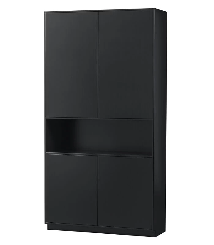 Exclusive Finca Opbergkast - Zwart - 210x110x40 3 Exclusive Finca Opbergkast - Zwart - 210x110x40