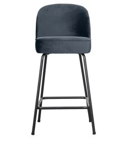 BePureHome Vogue Barstoel - Fluweel - Teal - 89x50x55