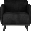 BePureHome Statement Fauteuil Met Arm - Polyester - Zwart - 77x72x93 -Meubilair Verkoop f62b17529754492f8ad42837ed008517