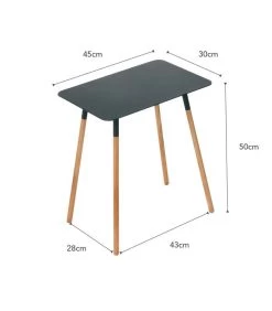 Yamazaki Side Table Square - Plain - Black -Meubilair Verkoop f65ca04c32194e7989b2feaf65c4f5e6