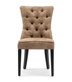 Eetkamerstoel Zonder Armleuning - Balmoral Dining Chair - Bruin/camel