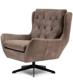 Riviera Maison Fauteuil Draaibaar - The Statesman Armchair - Bruin -Meubilair Verkoop f84f2d4c89ea4623b19915d64a4654ca