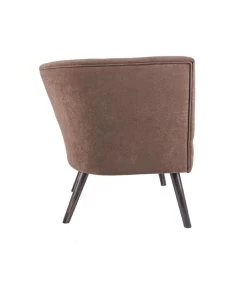 Leitmotiv Stoel Explicit - Suede Look Chocolade Bruin - 74x71x74cm -Meubilair Verkoop f86adf74f2a44f2dba4dd5c9679ae1c7