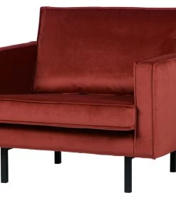 BePureHome Rodeo Fauteuil - Velvet - Chestnut - 85x105x86 -Meubilair Verkoop f917dbd74fe04dd79f80989eaef76241