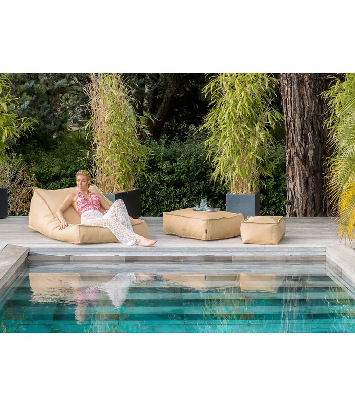 Drijvende Buitenligstoel Met Raffia-effect 5 Drijvende Buitenligstoel Met Raffia-effect - Afbeelding 3