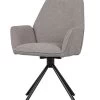 Amber Draai Eetkamerstoel - Bouclé - Grijs - Set V 2
