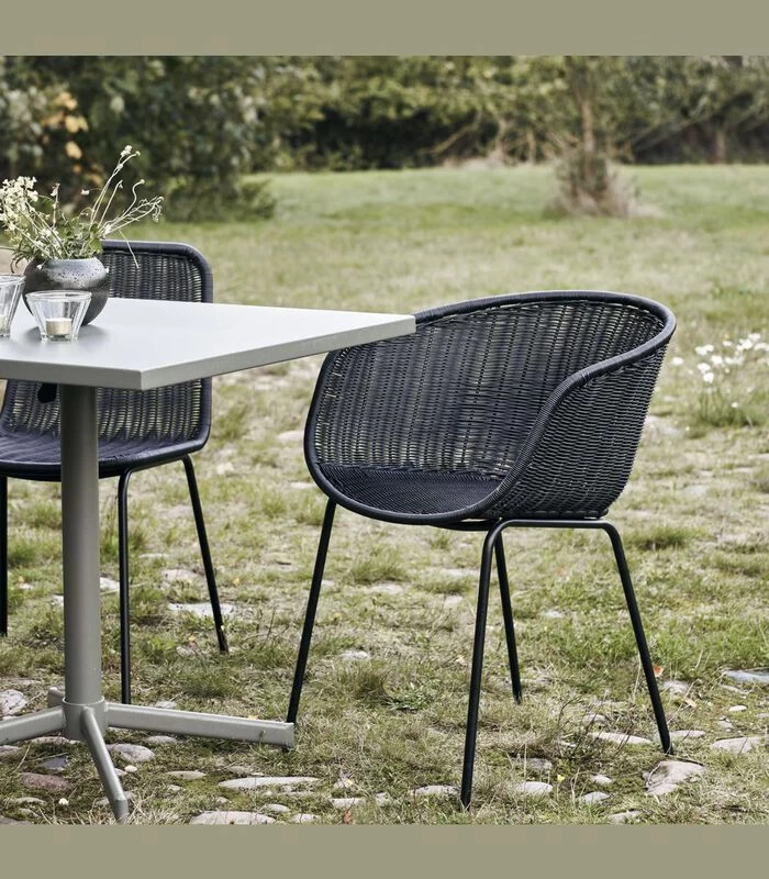 House Doctor Fauteuil - Hapur - Zwart 4 House Doctor Fauteuil - Hapur - Zwart - Afbeelding 2