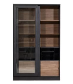 Exclusive James Vitrinekast - Grenen - Zwart - 200x125x47 9 Exclusive James Vitrinekast - Grenen - Zwart - 200x125x47 -Meubilair Verkoop fcf2ede2a0434ec7a96f2daba6b62de3